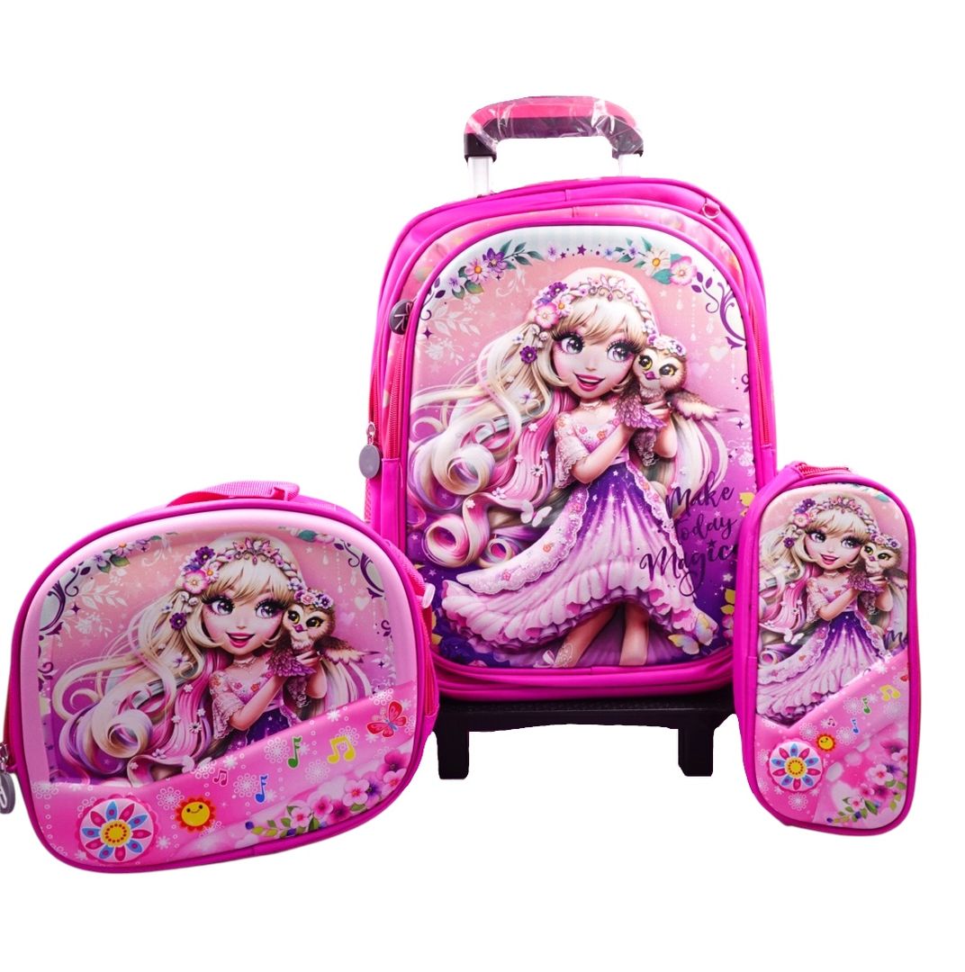 MORRAL TRIO GRANDE DE RUEDAS NIÑA 4124