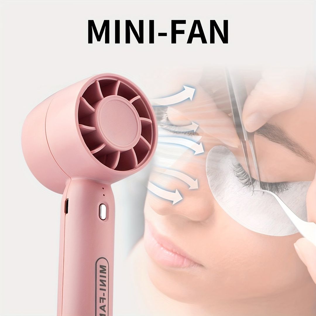 Mini Ventilador Rosa