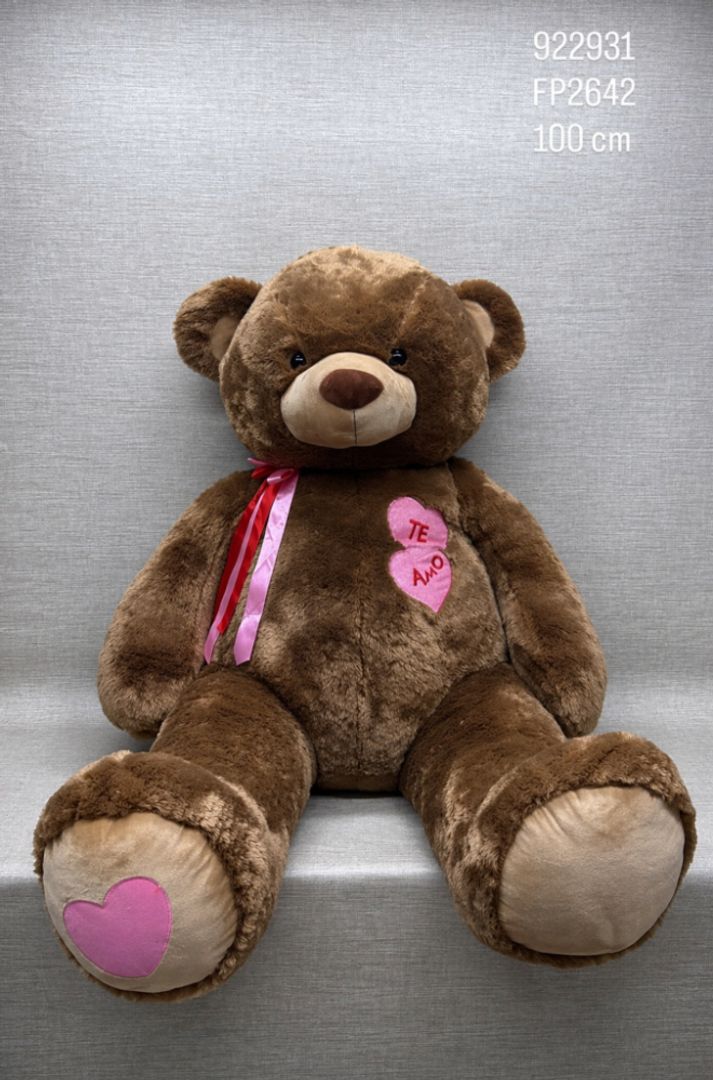 OSO CAFÉ CON CINTA 100 CM