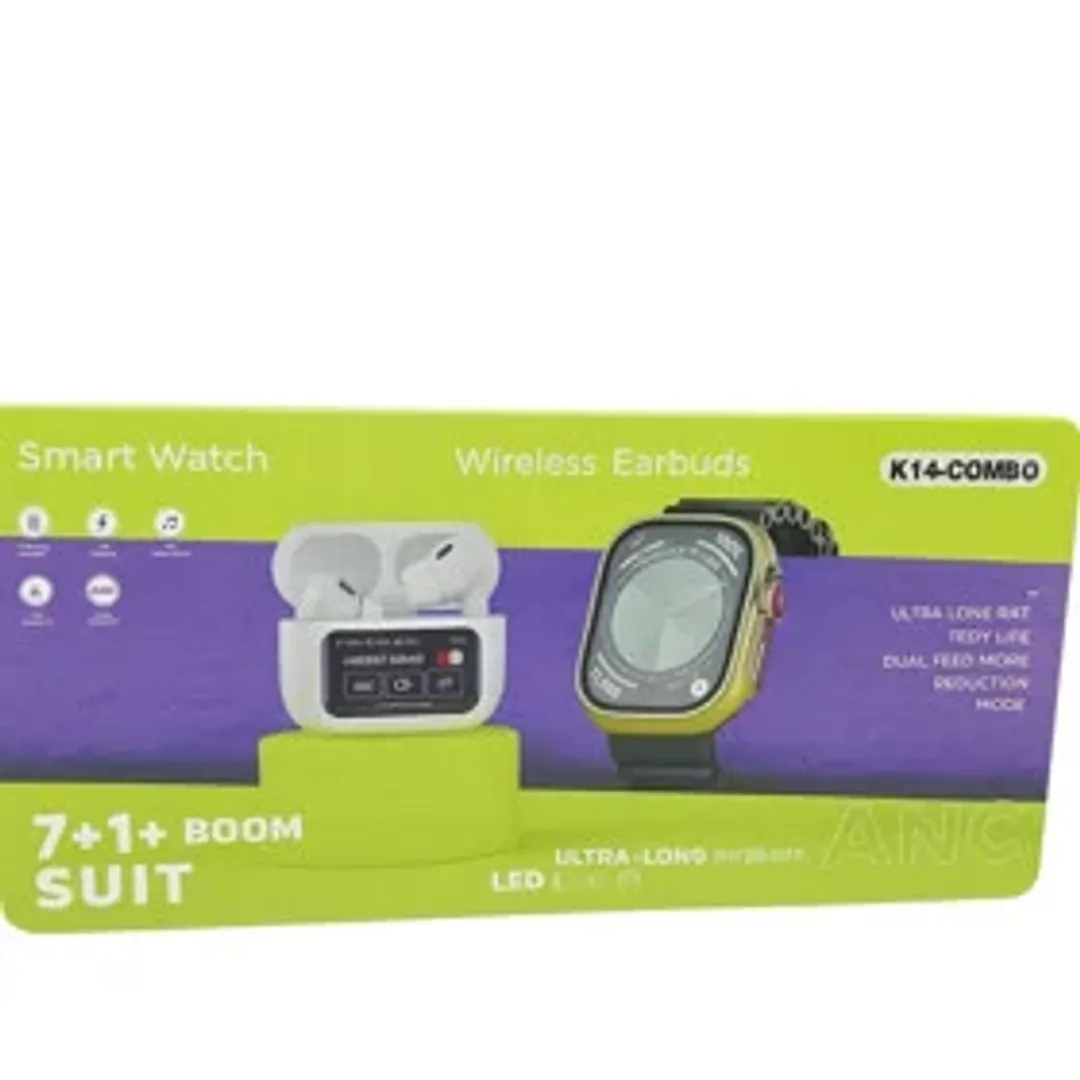 COMBO SET RELOJ SMART WATCH Y AUDIFONOS K14-COMBO