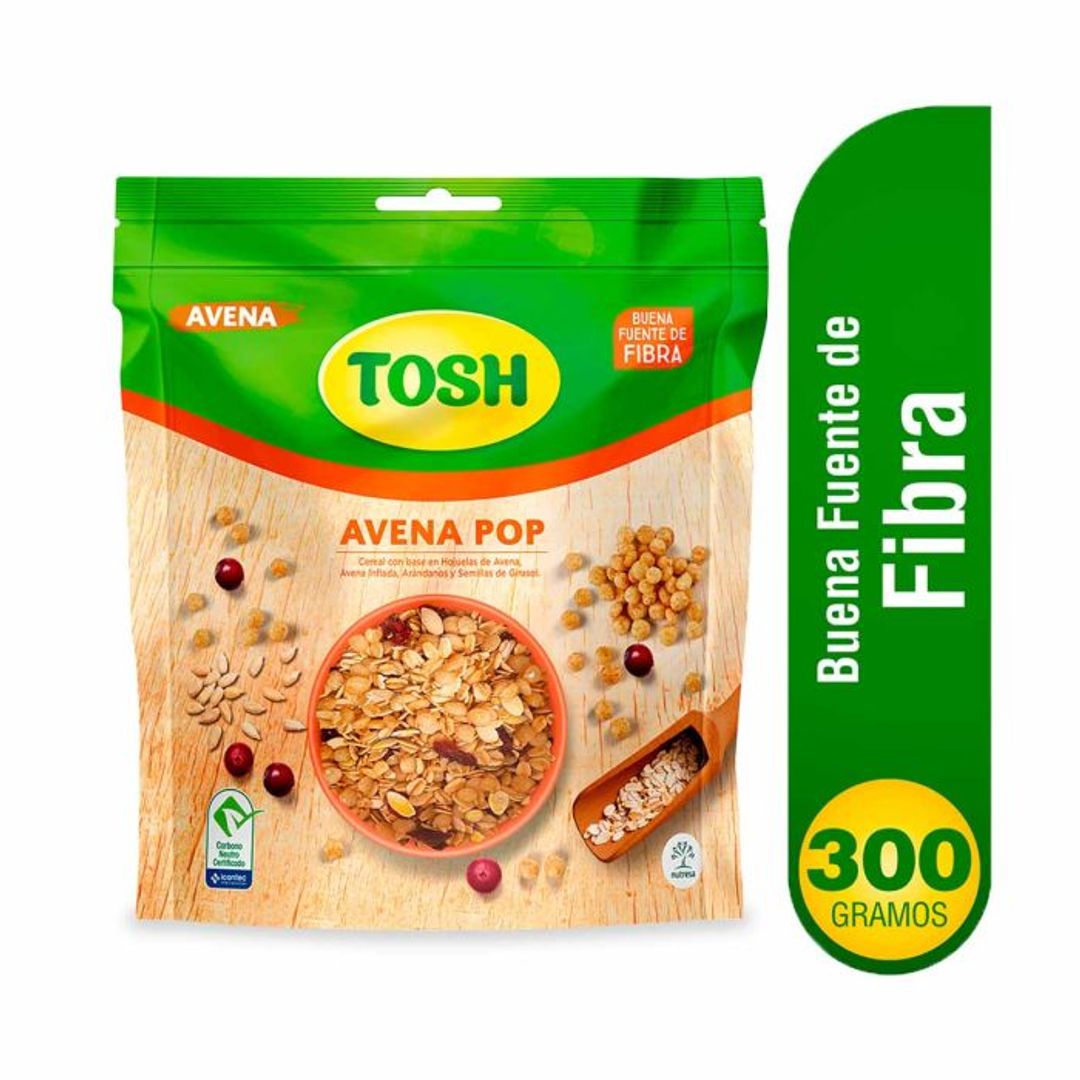 GRANOLA AVENA POP TOSH*300G