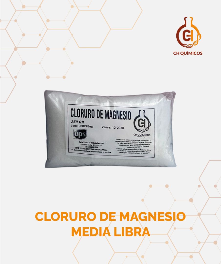 CLORURO DE MAGNESIO USP MEDIA LIBRA
