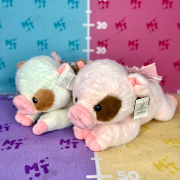 Imagen del producto Cerdito acostado moño 40cm