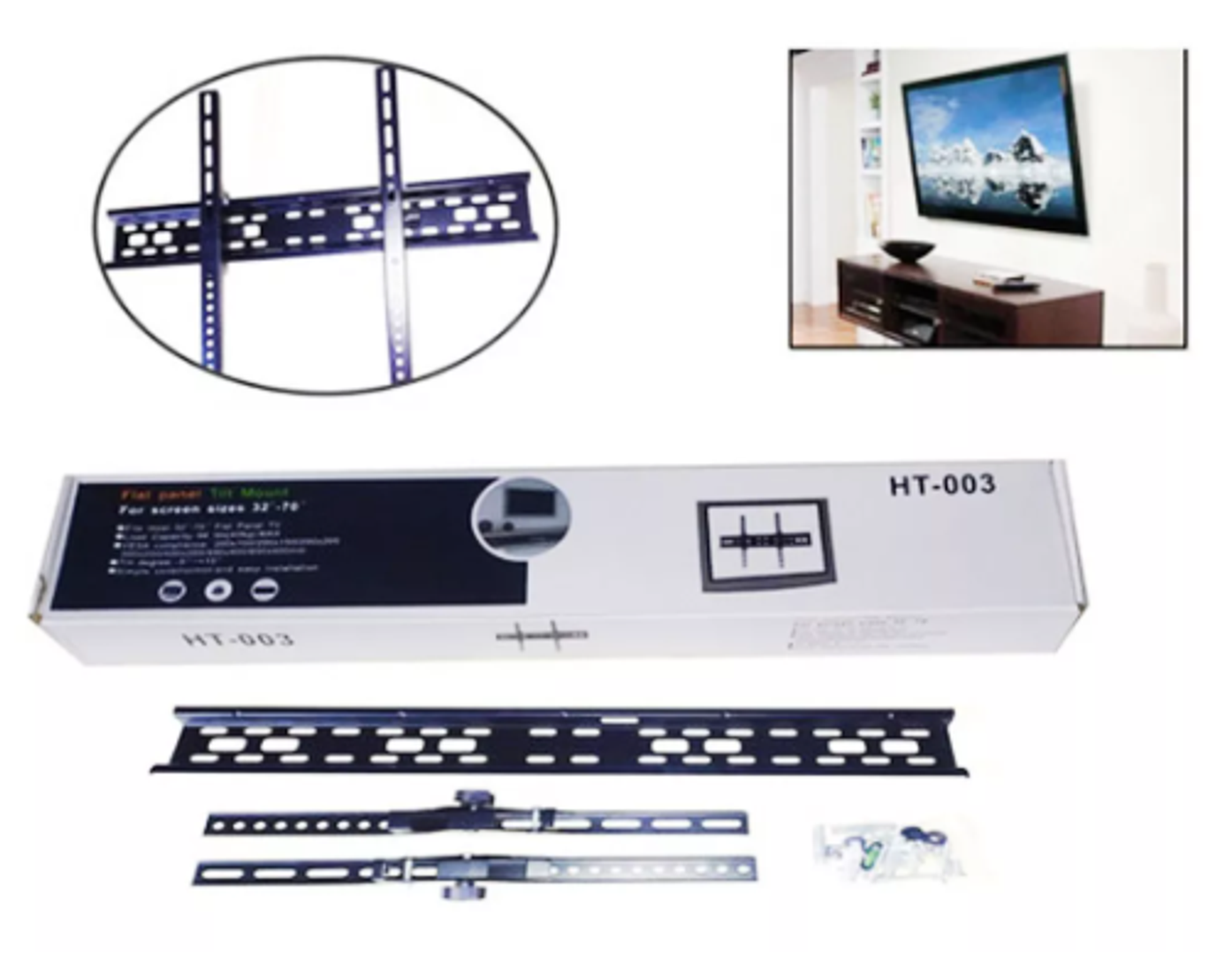 Soporte TV fijo 32" a 70"