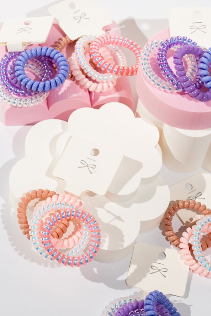 RESORTE TELÉFONO X4 ROSA