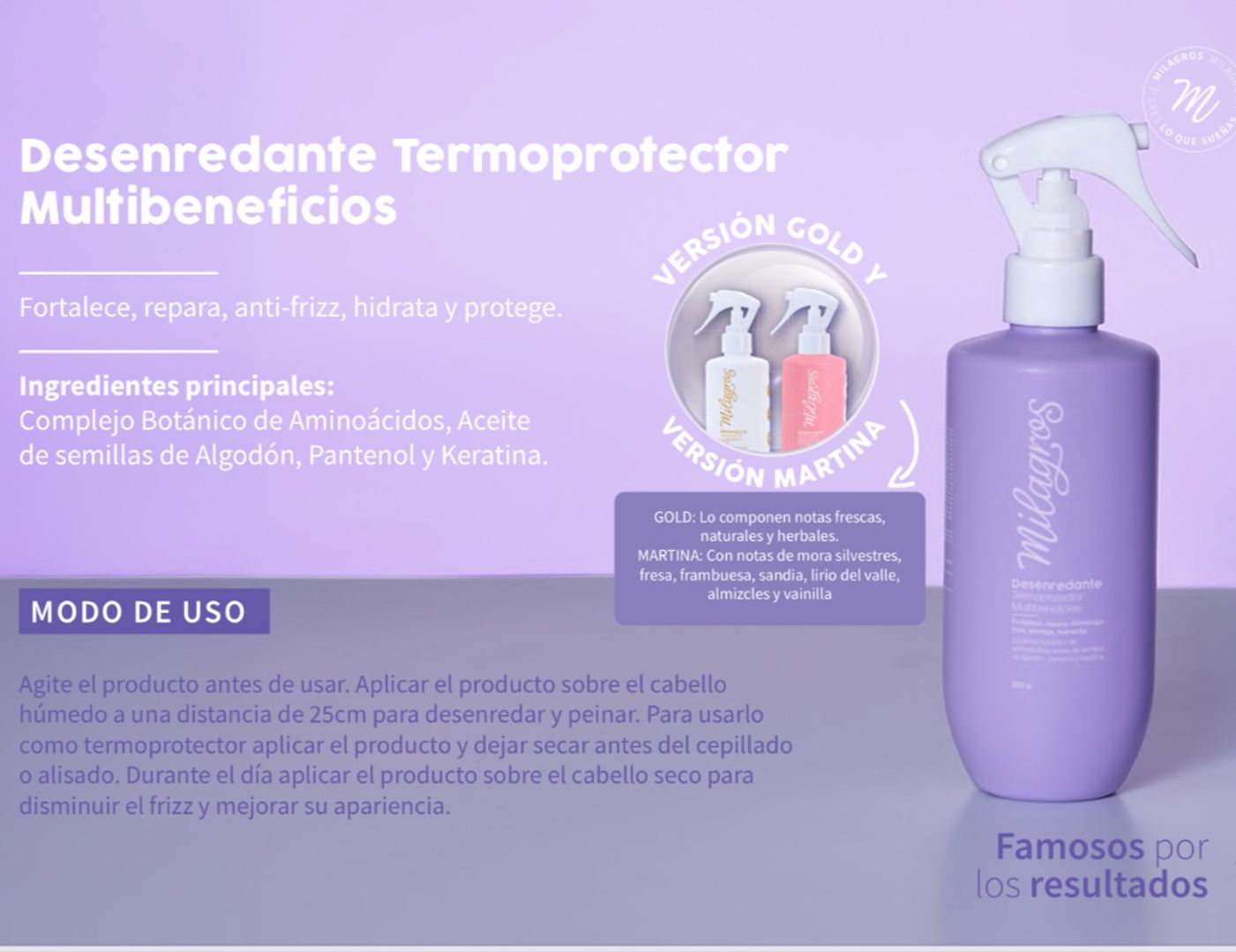 Desenredante Termoprotector