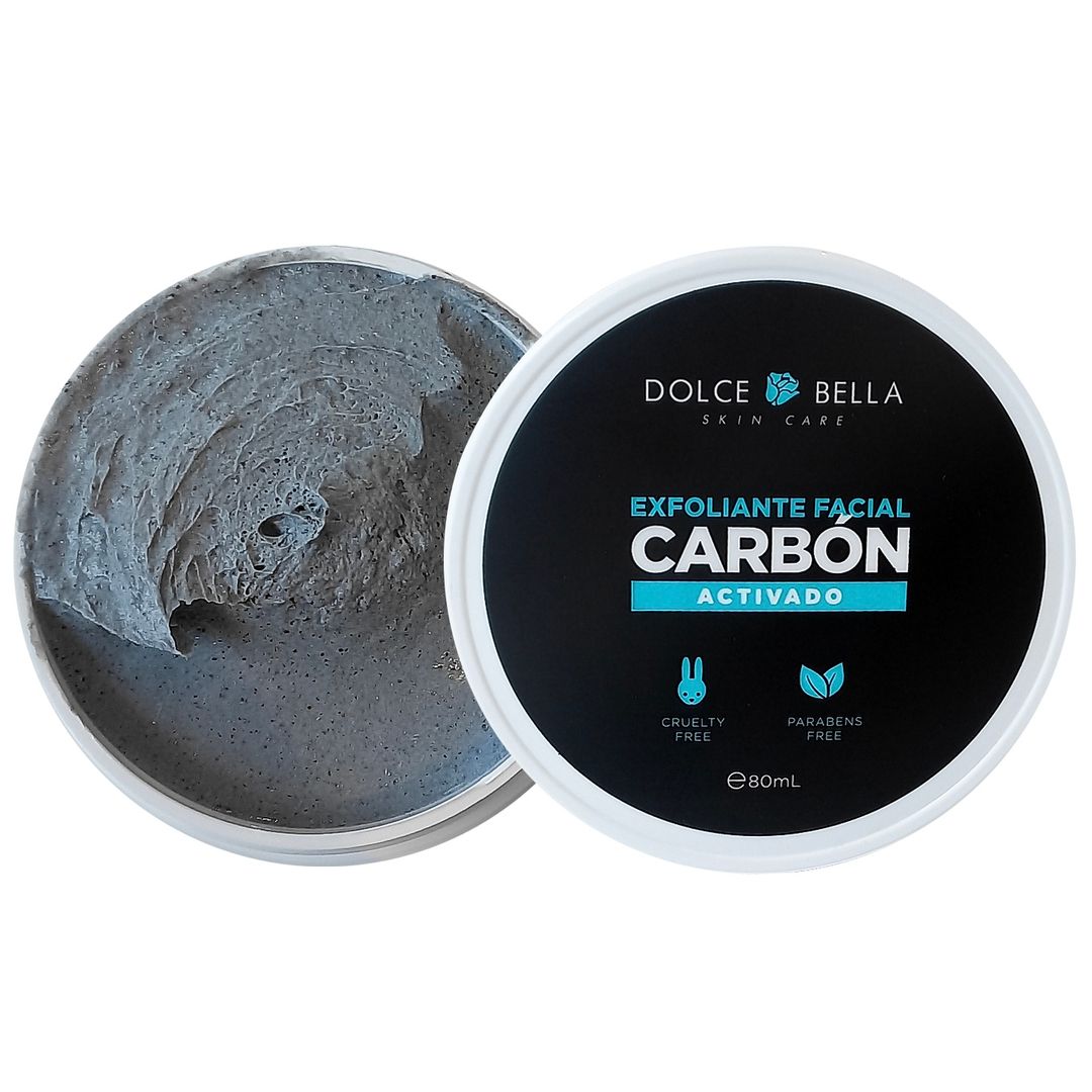 EXFOLIANTE FACIAL CARBÓN ACTIVADO DOLCE BELLA