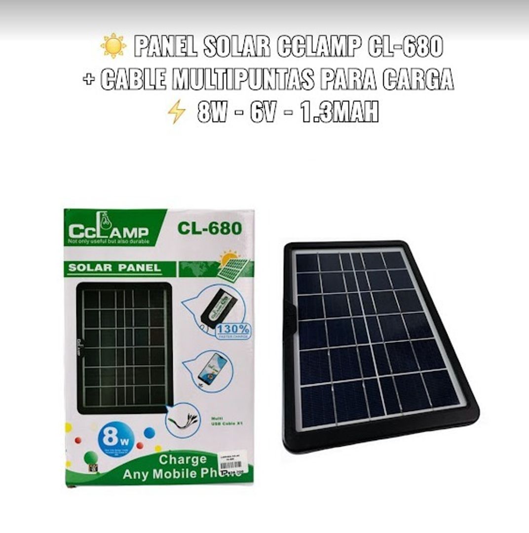 PANEL SOLAR CCLAMP 680
