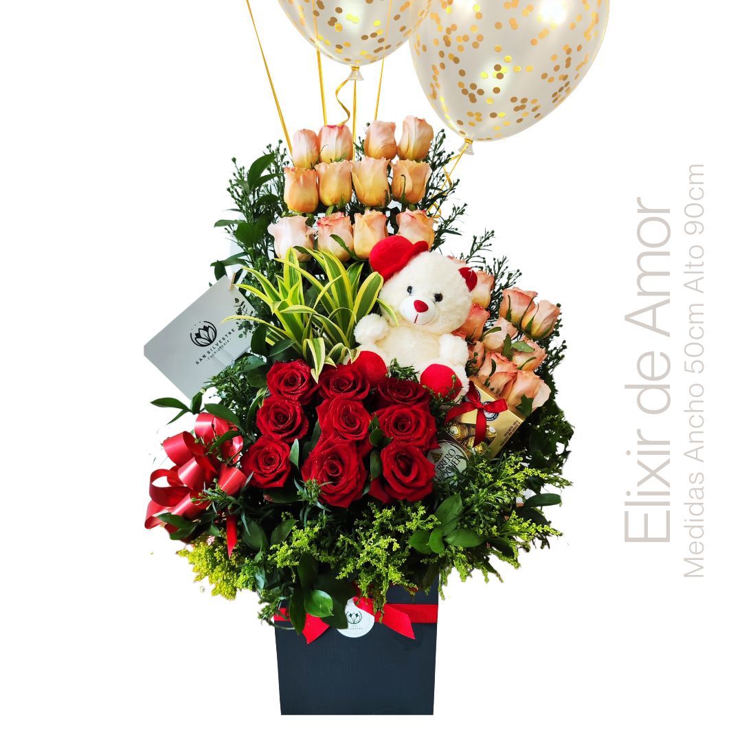 RAMO FLORAL ELIXIR DE AMOR 
