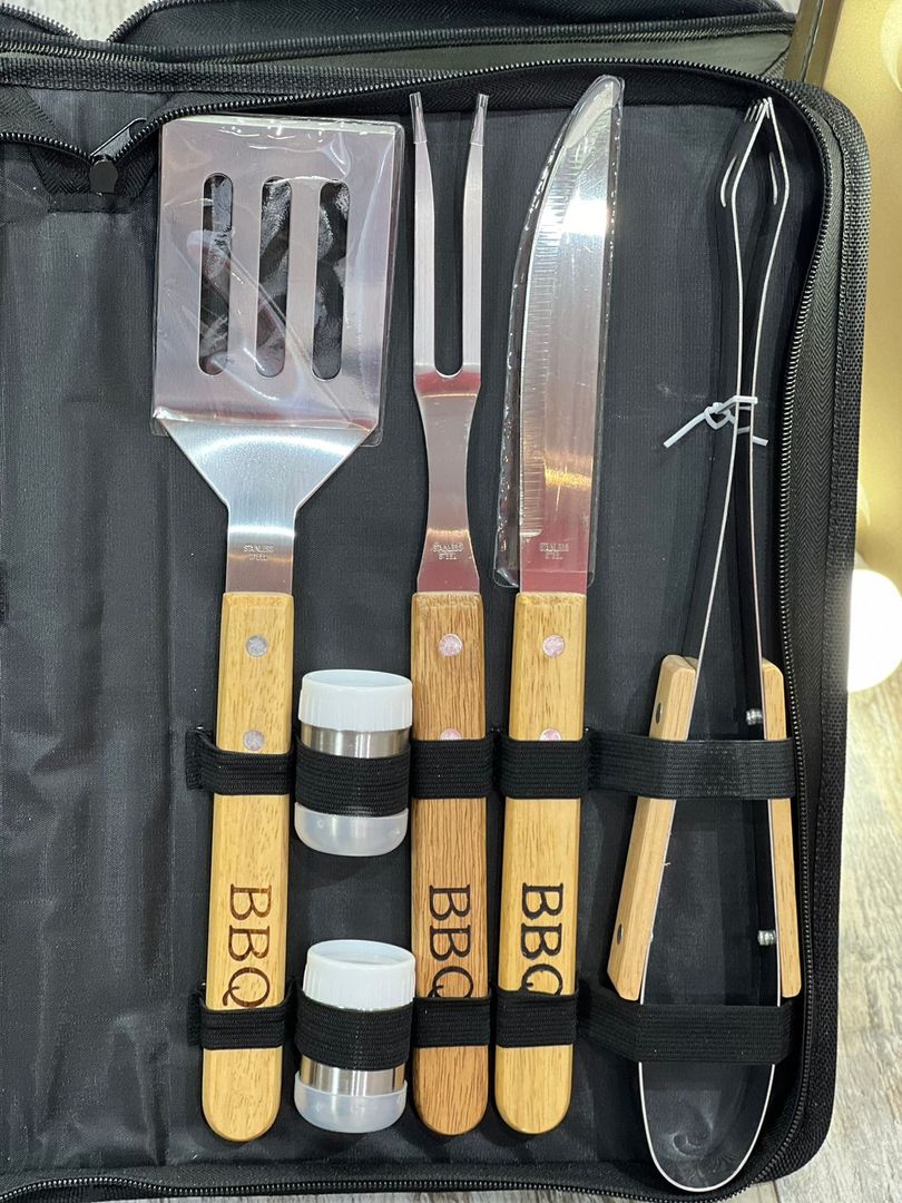 KIT PARA ASADOS 7 PIEZAS