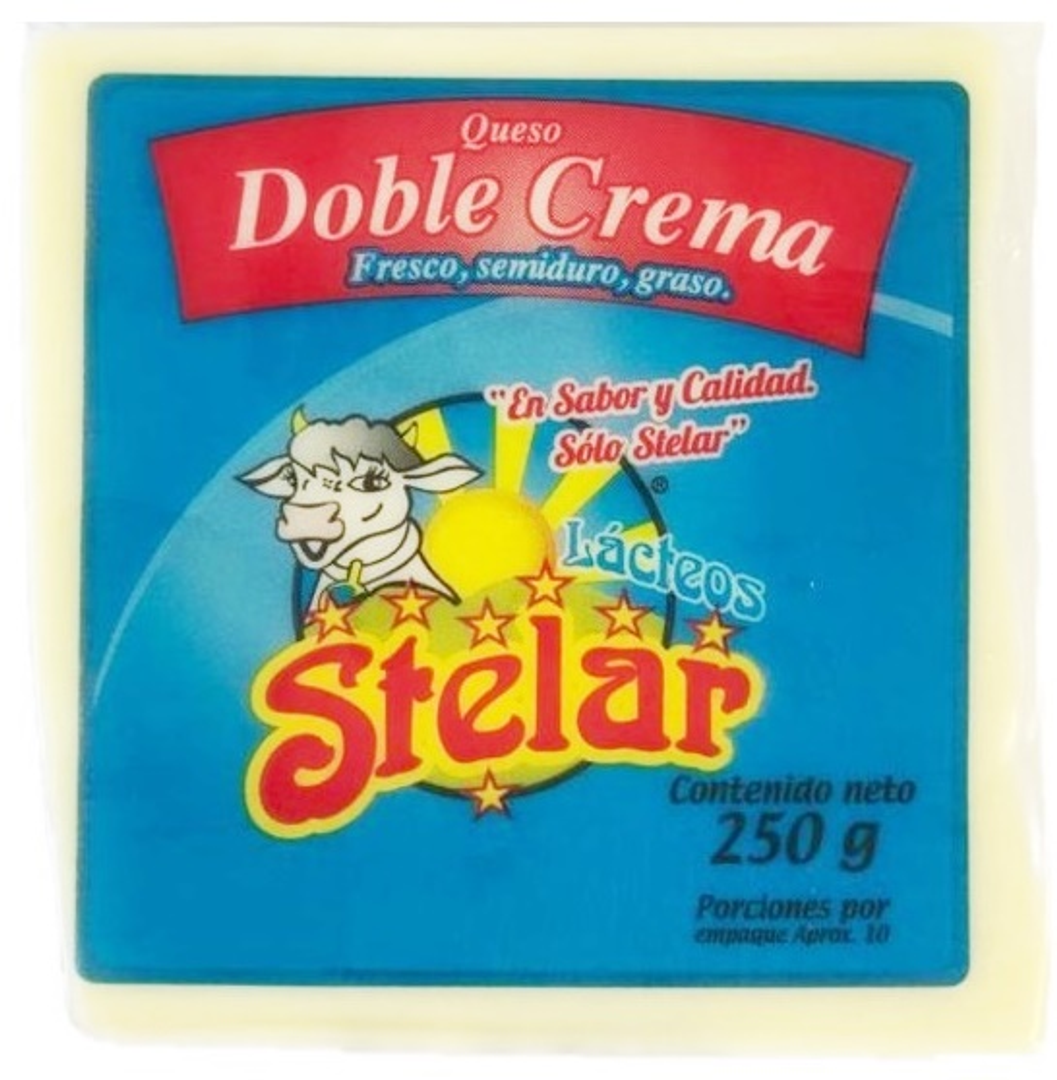 QUESO DOBLE CREMA BLOQUE*250G