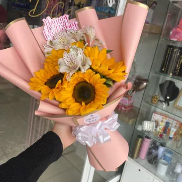 Mini ramo de girasoles  - imagen 1