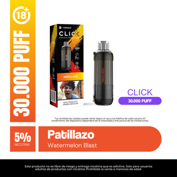 Imagen del producto Pod Lit Click Sandia/patillazo 30.000 Puffs Recarga