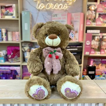 OSO MOÑO CEREZA - 45 cm  - imagen 1