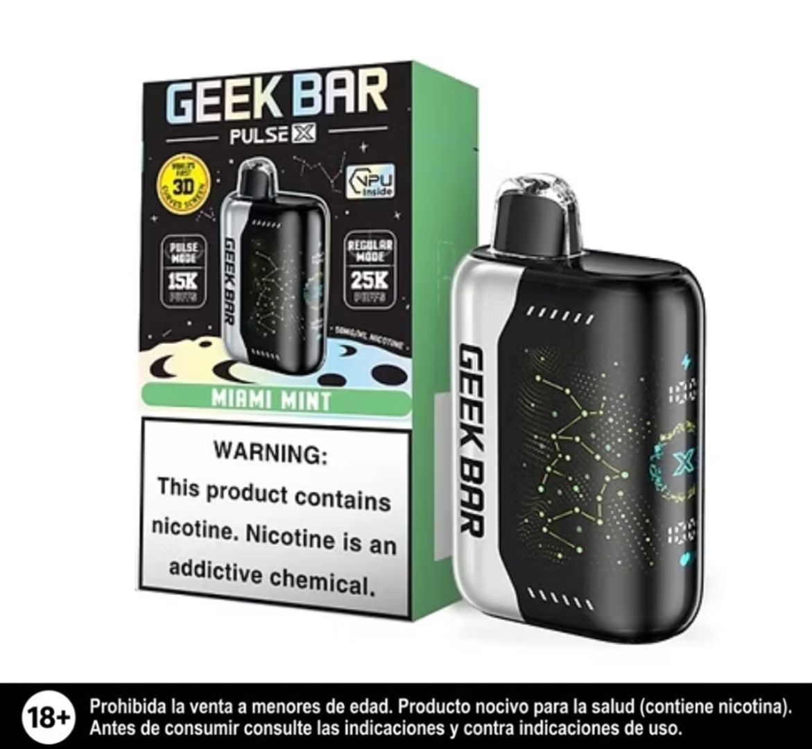 Geek Bar Pulse X Miami Mint 25.000 Puffs