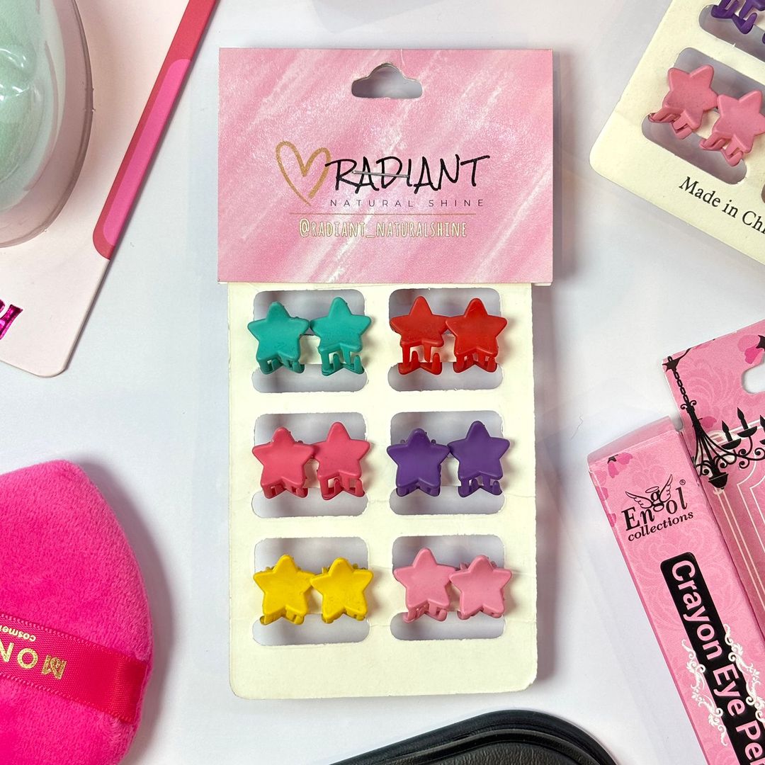 Estrellas x 12 Colores - Pinzas