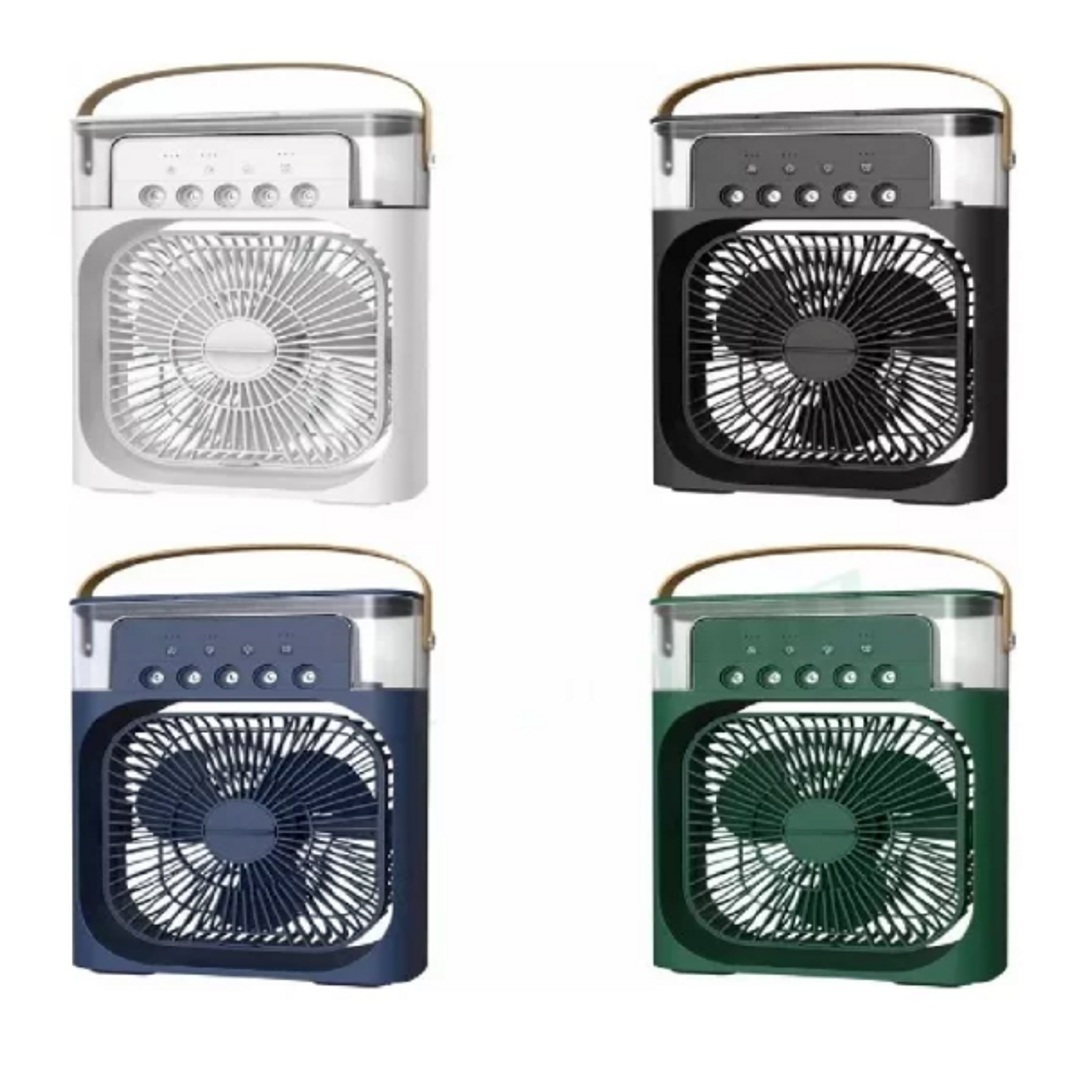 VENTILADOR CON HUMIDIFICADOR PORTATIL AIR COOLER FAN 