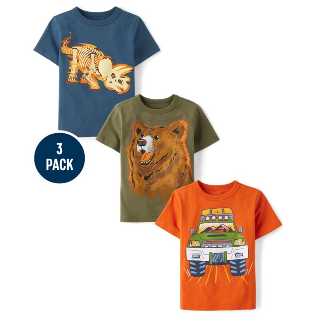 4T Set 3 Camisetas CHILDRENS PLACE