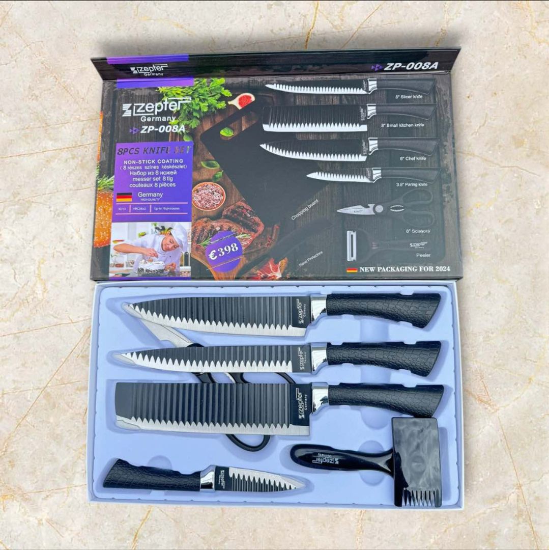 Juego de cuchillos zepter 8pcs