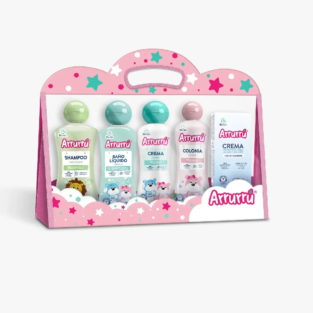 Kit arrurrú abuelita ROSADO