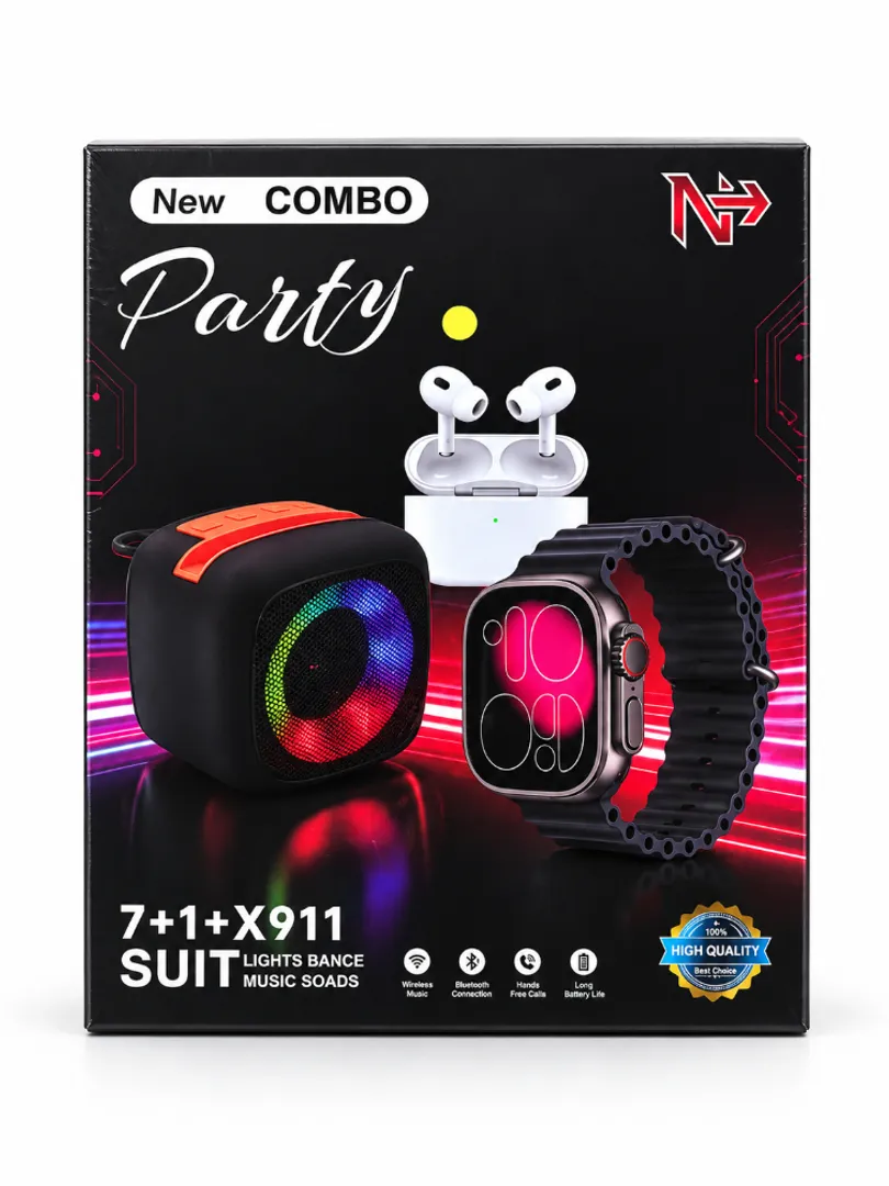 COMBO NX-01 RELOJ SMART WATCH PARLANTE SPEAKER Y AIRPODS PRO 5