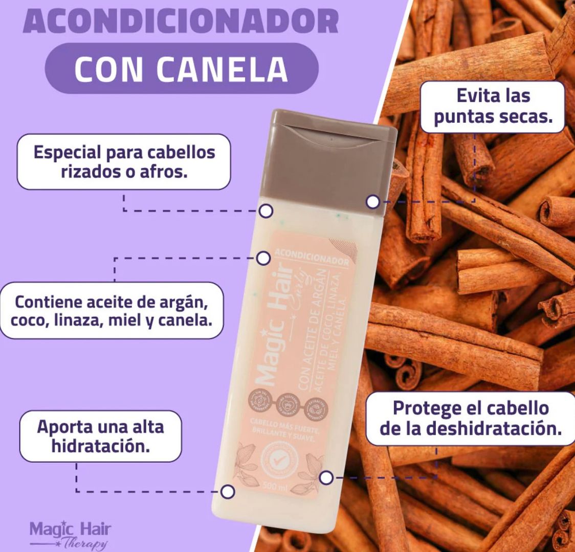 Acondicionador con canela 