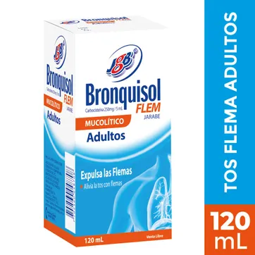 Imagen del producto BRONQUISOL FLEM ADULTO JBE X 120ML