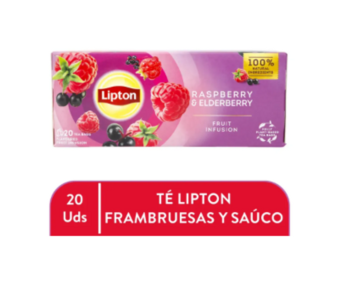 INFUSION LIPTON FRAMBUESA RASPBERRY*20