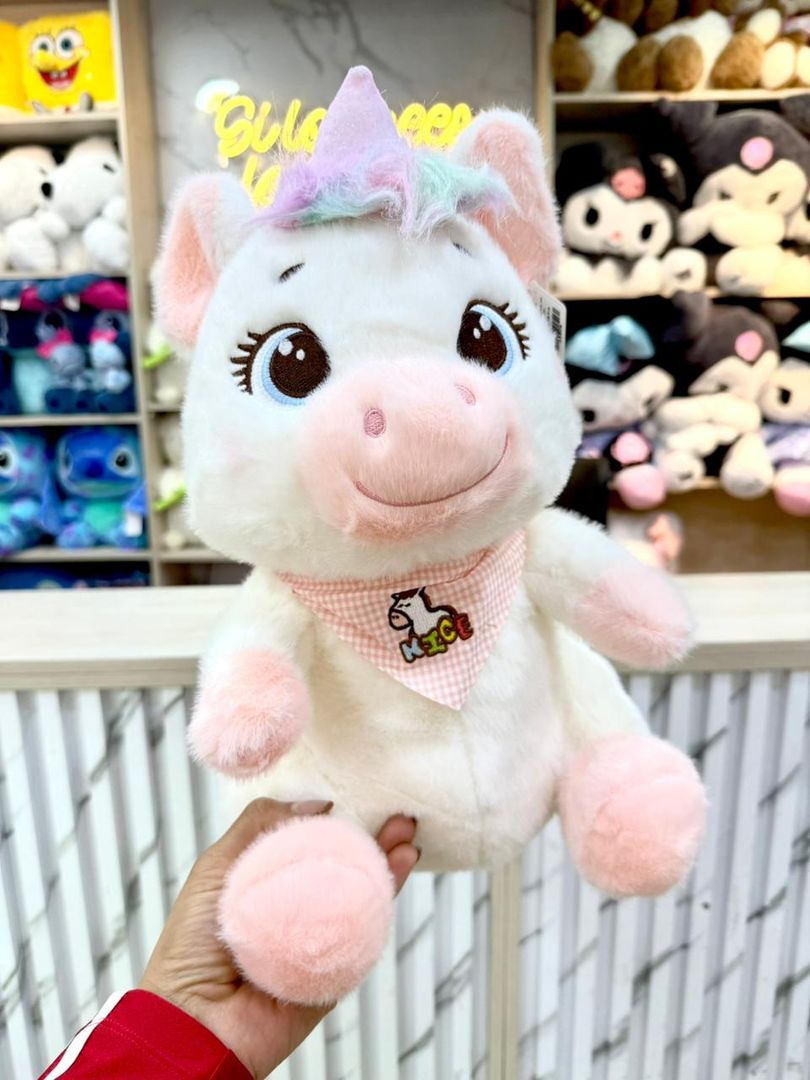 UNICORNIO 40cm de peluche 35cm 