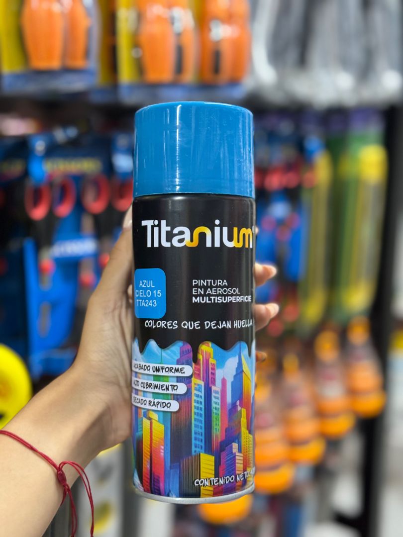Pintura en Aerosol Multisuperficie Marca Titanium