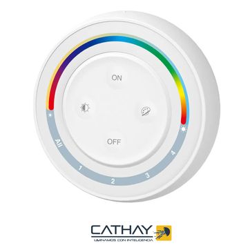 CONTROL REMOTO 2.4GHZ REDONDO BLANCO  - imagen 1