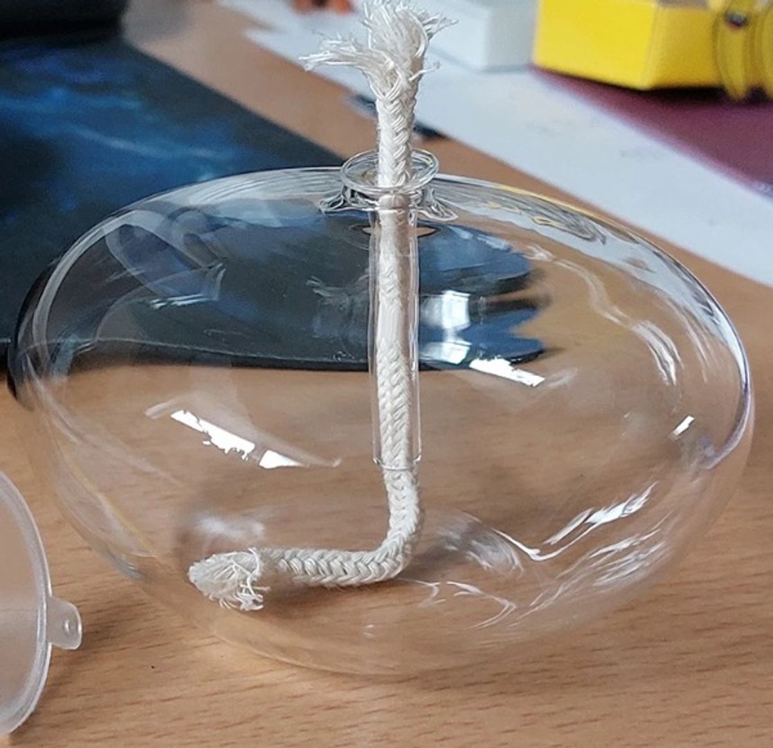 Velas de Cristal Transparente