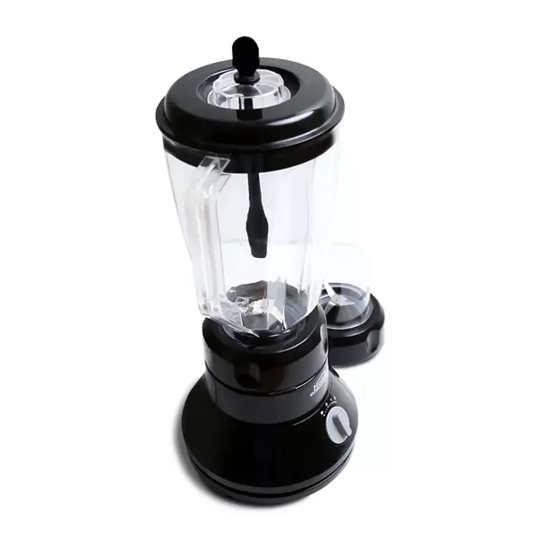 Licuadora 2 velocidades + pulso y Picatodo vaso plástico 