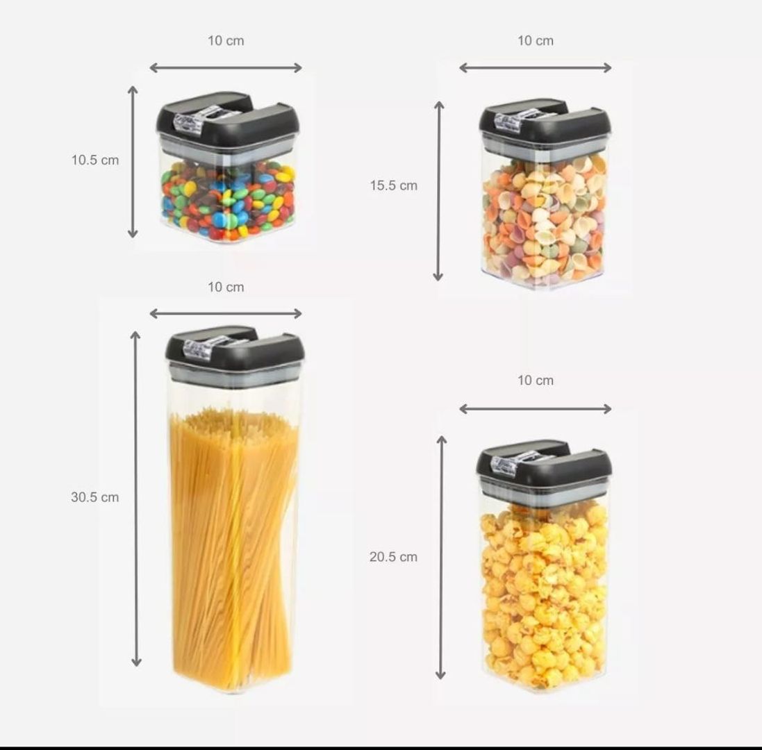 CONTENEDORES DE COCINA X 7 UNIDADES