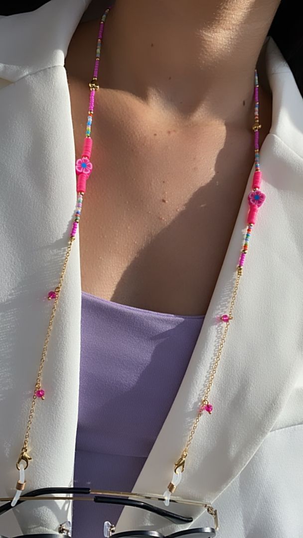 TIRA DE GAFAS LIMITADA FUCSIA