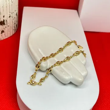 Pulsera gucci semigruesa de 4mm y 20cm - imagen 1