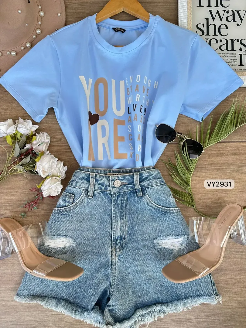 CAMISETA FRIA REGULAR YOU ARE VY2931