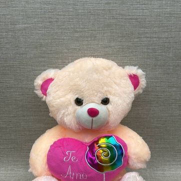 Imagen del producto OSO CORAZÓN TE AMO CON DETALLES BRILLANTES 40 CM