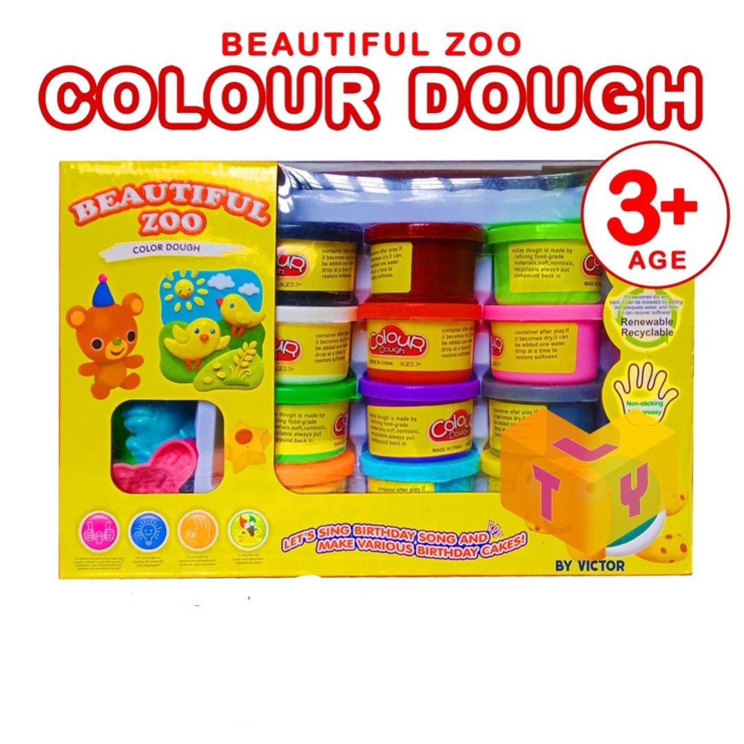 PLAY DOH MOLDE ANIMALES X12