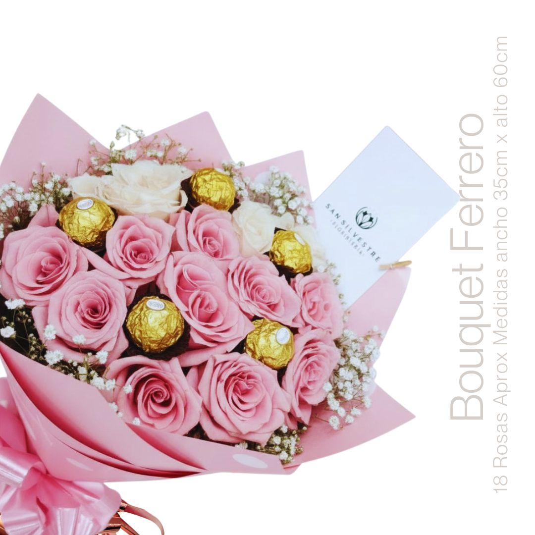 BOUQUET FERRERO 18 ROSAS