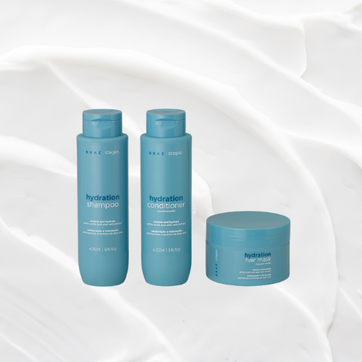 Imagen del producto kit-Shampoo Hydration Stages,Acondicionador Hydration Stages,Mascarilla Stages Hydration 200gr