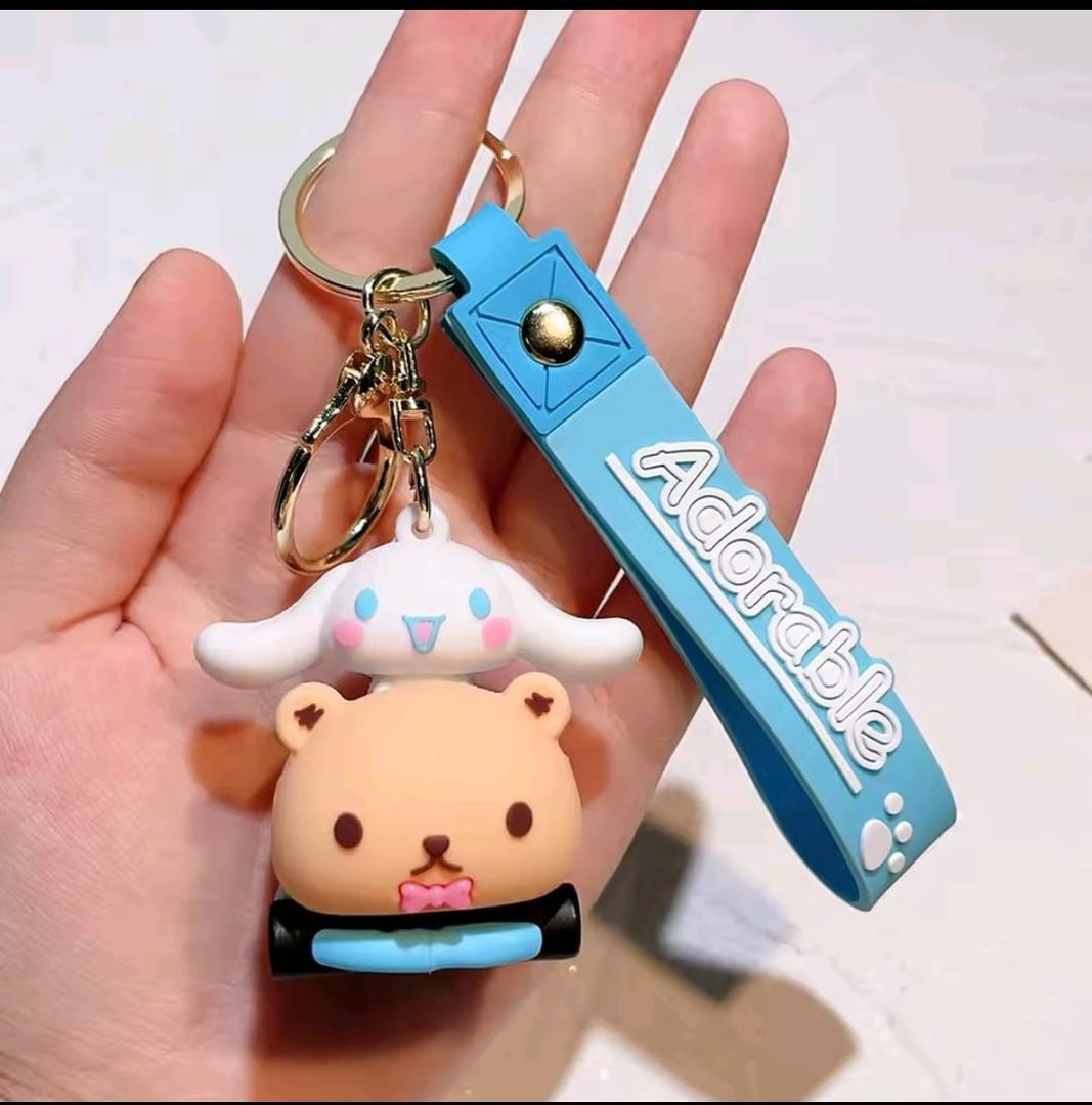 LLAVERO CARRO SANRIO BURBUJA 