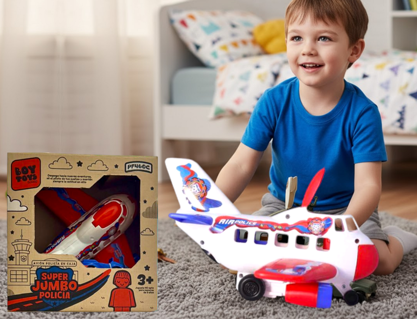 AVION POLICIA EN CAJA-BTOY