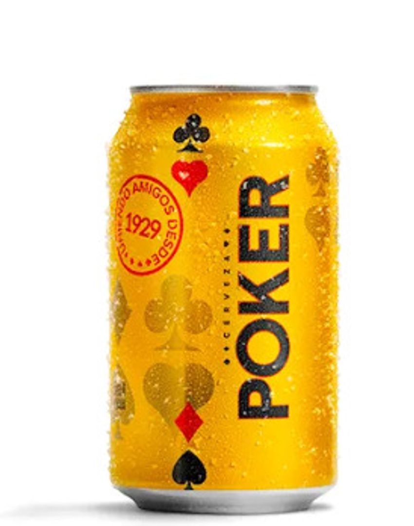 CERVEZA POKER LATA*330ML