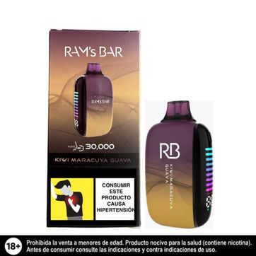 Imagen del producto Rams Bar Kiwi Maracuya Guava 30.000 Puffs
