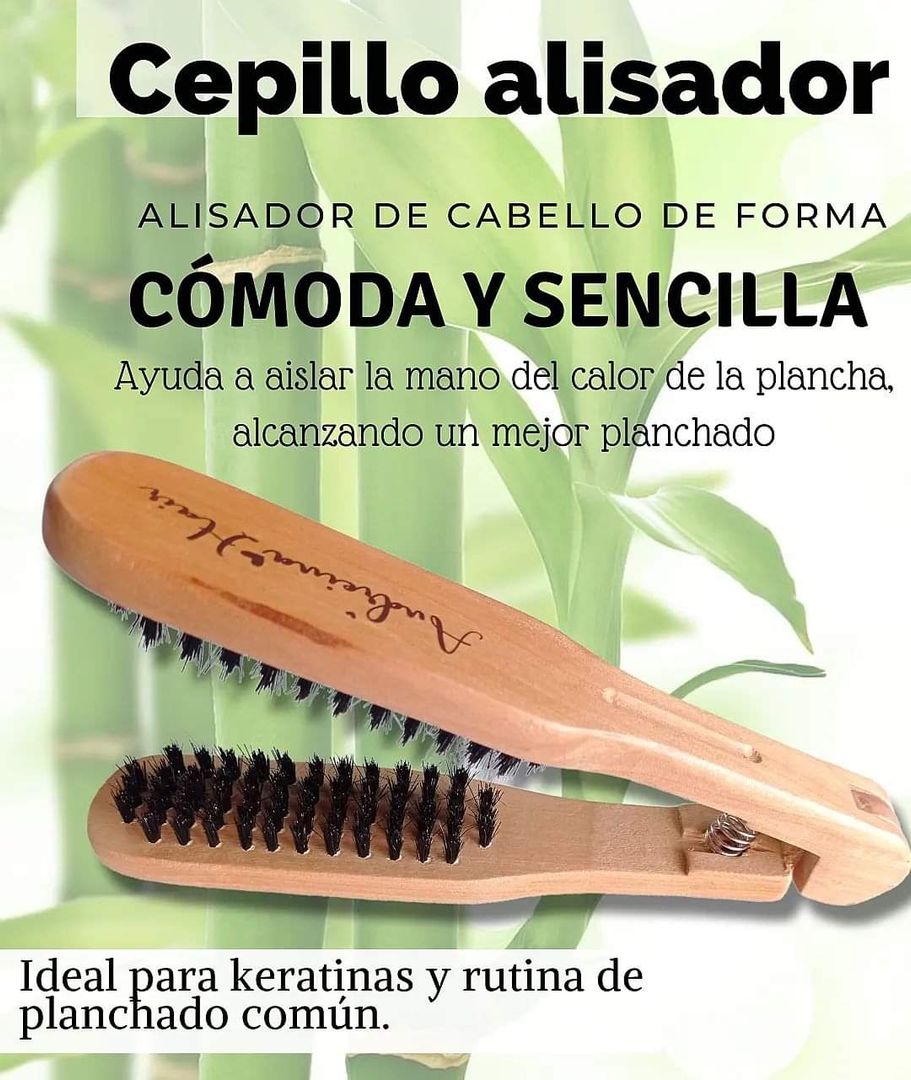 Cepillo alisador de Bamboo “Andreina Hair”