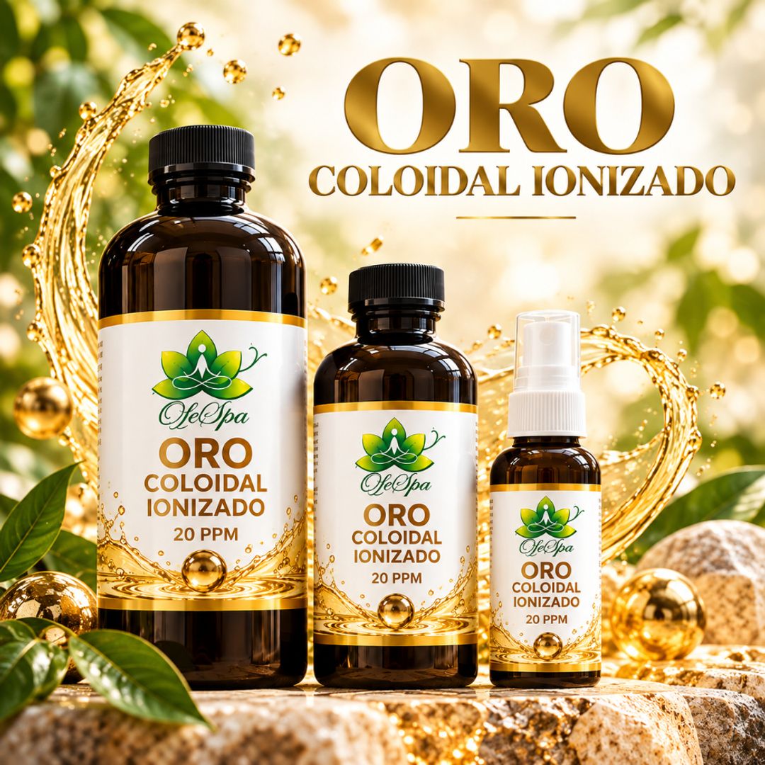 Oro Coloidal 20 ppm