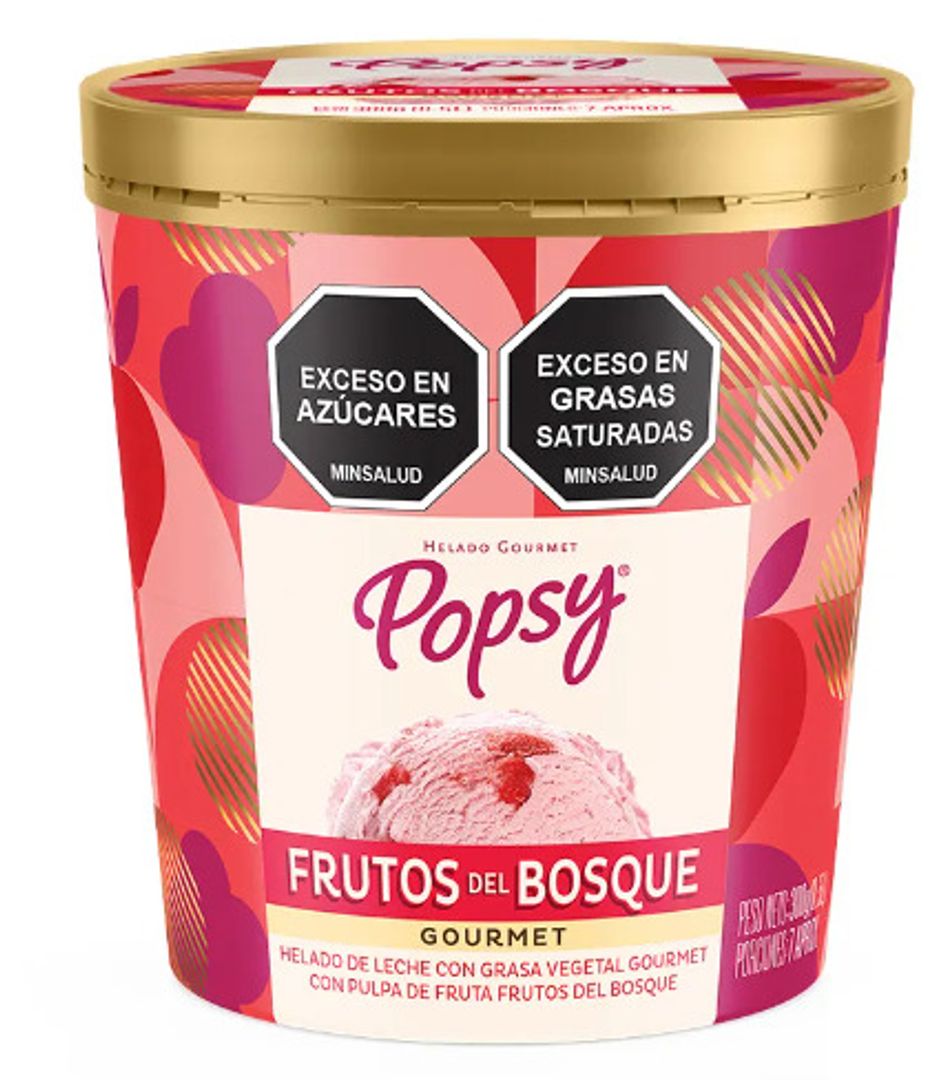 HELADO POPSY FRUTOS ROJOS*300G