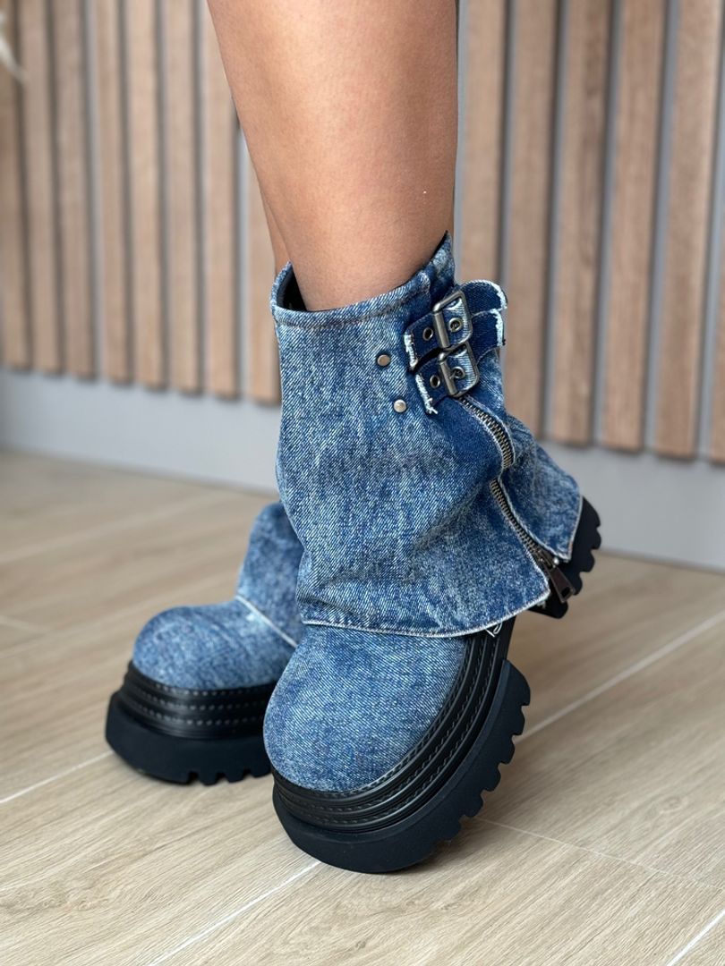 BOTAS DENIM CINTA
