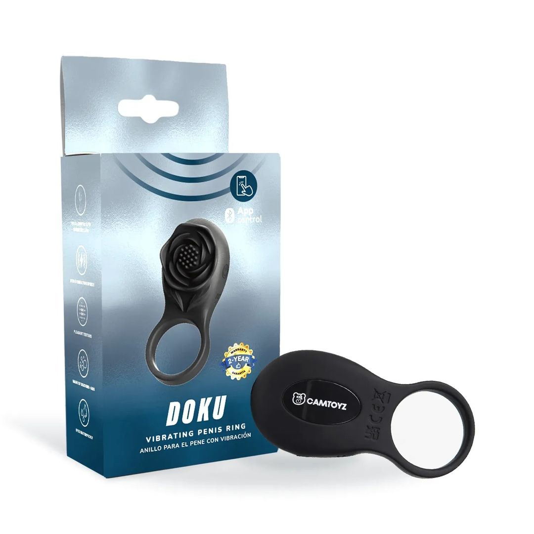 ANILLO VIBRADOR RECARGABLE DOKU